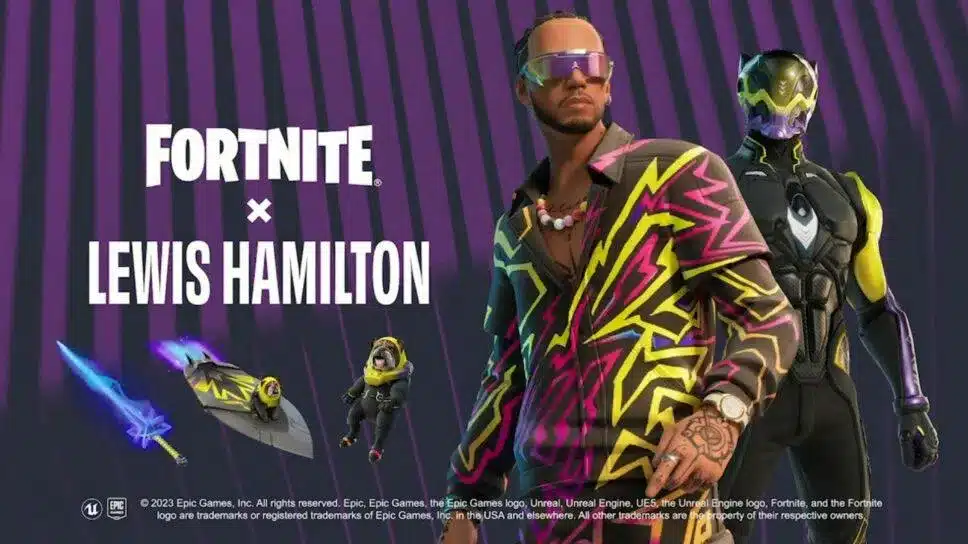 Lewis Hamilton in Fortnite Icon Series - F1 Champion